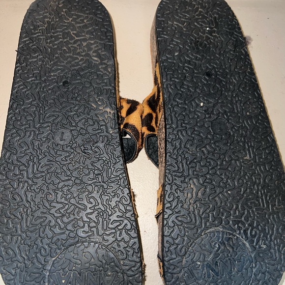 Anna Leopard Print Slider Sandals - Picture 5 of 5